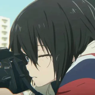 🥢 ace08ec8 anime, girl, camera, portrait, photography, illustration telegram sticker