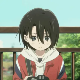 🥢 f014295f anime, camera, cartoon, character telegram sticker