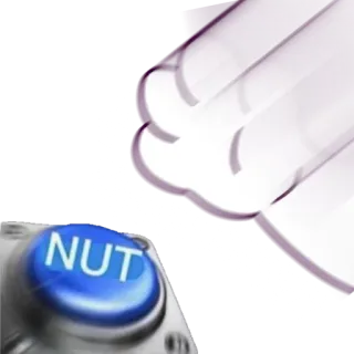 🌰 d9c9dca7 NUT knopf, mutter, hand telegram sticker