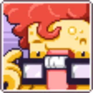 😔 ea42adcf Seni piksel, Karakter, Kartun, Kacamata telegram sticker