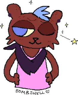 🐈 8d2da40b kreskówka, zwierzę, postać, ilustracja, naklejka telegram sticker