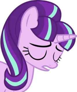 😔 168bdf00 Starlight Glimmer My Little Pony 포니, 만화, 스타라이트 글리머, 마이 리틀 포니, 말 telegram sticker