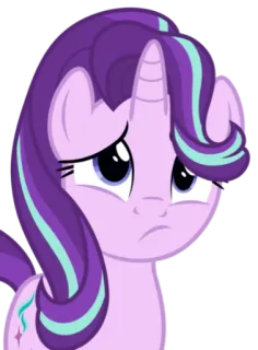 😥 1e726cfd Starlight Glimmer My Little Pony 만화, 유니콘, 포니, 슬픈, 스타라이트 글리머 telegram sticker