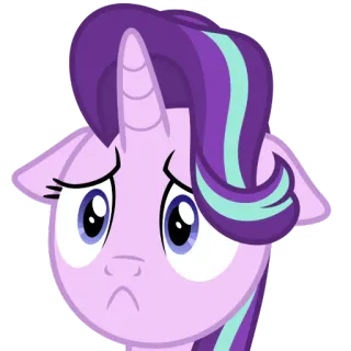 ☹ 4652b977 Starlight Glimmer My Little Pony 만화, 포니, 유니콘, 스타라이트 글리머, 마이 리틀 포니, 애니메이션 telegram sticker
