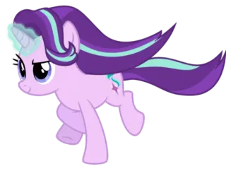 🏃 473e028b Starlight Glimmer My Little Pony 마이 리틀 포니, 스타라이트 글리머, 포니, 만화, 애니메이션, 우정, 마법 telegram sticker