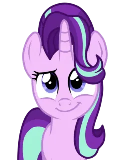 😊 71ad4404 Starlight Glimmer My Little Pony 포니, 스타라이트 글리머, 만화, 우정, 말, 마법 telegram sticker