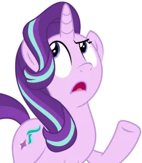 😕 71e5e425 Starlight Glimmer My Little Pony 만화, 포니, 애니메이션, 스티커, 보라색, 마이 리틀 포니 telegram sticker