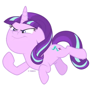 😈 7651f6b3 Starlight Glimmer My Little Pony 포니, 만화, 마이 리틀 포니, 애니메이션, 스타라이트 글리머 telegram sticker