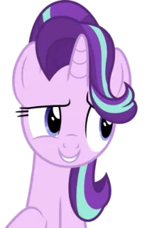 😁 78c1ecb7 Starlight Glimmer My Little Pony 스타라이트 글리머, 마이 리틀 포니, 포니, 만화, 캐릭터, 우정, 귀여운 telegram sticker