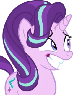 😬 8970712a Starlight Glimmer My Little Pony 포니, 만화, Starlight Glimmer, 마이 리틀 포니, 보라색, 애니메이션 telegram sticker