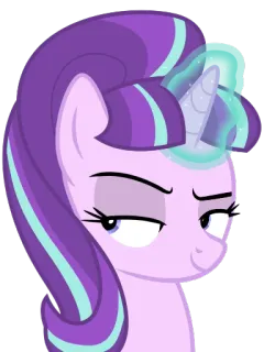 😏 8c373787 Starlight Glimmer My Little Pony 포니, 만화, 스타라이트 글리머, 유니콘, 마법, 말 telegram sticker