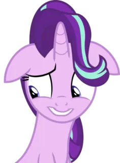 😁 94215e5e Starlight Glimmer My Little Pony 만화, 마이 리틀 포니, 스타라이트 글리머, 포니, 마법, 우정 telegram sticker