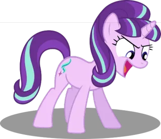 😈 a74647f6 Starlight Glimmer My Little Pony 포니, 만화, 귀여운, 마법, 우정, 말 telegram sticker
