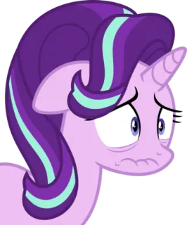 😰 e0a3131b Starlight Glimmer My Little Pony 포니, 만화, 슬픈, 걱정, 마법, 유니콘, 스타라이트 글리머 telegram sticker