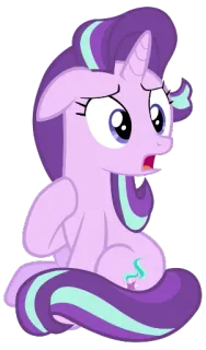 😕 e61c0b41 Starlight Glimmer My Little Pony 포니, 만화, 스타라이트 글리머, 마이 리틀 포니, 걱정 telegram sticker