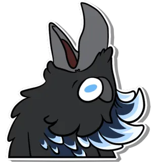 😱 8846cde8 Cartoon, Dier, Wezen, Harig, Sticker, Leuk telegram sticker