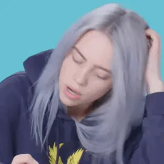 🌵 c8582574 Billie Eilish ビリー・アイリッシュ, 歌手, ポップ, セレブ, 音楽, アーティスト whatsapp sticker