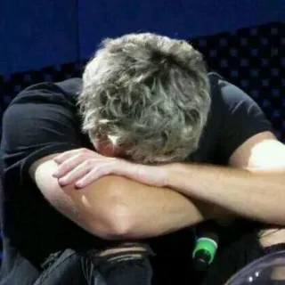 😴 196e37ce 사람, 슬픈, 화난, 피곤한, 남자 telegram sticker