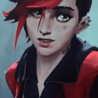 😉 d1b1fb97 Vi Arcane 奥术, 蔚, 角色, 卡通, 动漫, 红发 telegram sticker