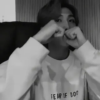 👊 351828ac FEAR OF GOD fear of god, person, fashion, clothing, sweatshirt telegram sticker