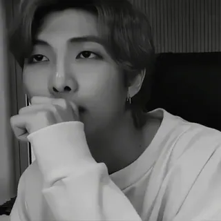 🧐 f5f7684f RM person, kpop, music, idol, RM, BTS telegram sticker