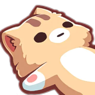 👍 9c3b4d7b 猫, 动物, 可爱, 贴纸 telegram sticker