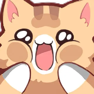 🥃 79acff91 猫, 动物, 可爱, 卡通, 表情符号 telegram sticker