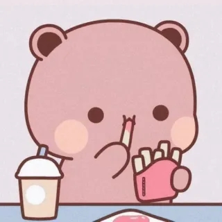 🍒 4759820f 可爱, 熊, 中指, 食物, 饮料, 不雅手势 telegram sticker