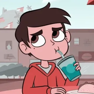 👀 2058b14e Marco Diaz Star vs. the Forces of Evil 만화, 애니메이션, 캐릭터, 마르코 디아즈, 프린세스 스타의 모험일기 telegram sticker