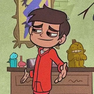 🌟 29803181 Marco Diaz Star vs. the Forces of Evil 마르코 디아즈, 만화, 캐릭터, 프린세스 스타의 모험일기 telegram sticker