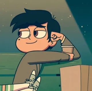 🌝 b225ef72 Marco Diaz Star vs. the Forces of Evil 만화, 애니메이션, 프린세스 스타의 모험일기, 마르코 디아즈, 캐릭터, 애니 telegram sticker