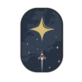 ⭐️ b88692d1 luar angkasa, roket, bintang, bintang-bintang, pesawat ruang angkasa, astronomi telegram sticker