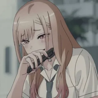 😅 6ccdbf61 Marin Kitagawa My Dress-Up Darling anime, girl, cute, Marin Kitagawa, My Dress-Up Darling telegram sticker