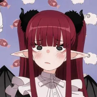 🤨 a3027149 Marin Kitagawa My Dress-Up Darling anime, cute, girl, demon, Marin Kitagawa, My Dress-Up Darling telegram sticker