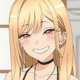 🙂 f818e786 Marin Kitagawa My Dress-Up Darling anime, character, Marin Kitagawa, My Dress-Up Darling telegram sticker