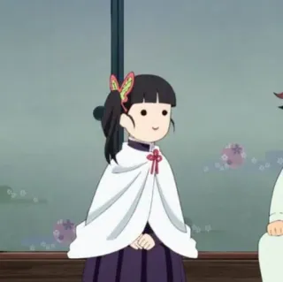 🎋 4d29d913 Kanao Tsuyuri Demon Slayer 动漫, 鬼灭之刃, 栗花落香奈乎, 可爱, 漫画, Q版 telegram sticker