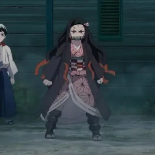 🎋 60f6adc8 Nezuko Kamado Demon Slayer 动漫, 鬼灭之刃, 祢豆子, 灶门祢豆子, 漫画, 角色 telegram sticker