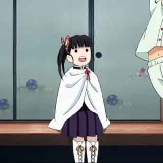 🎋 ca648063 Kanao Tsuyuri Demon Slayer 动漫, 鬼灭之刃, 栗花落香奈乎, 漫画, 日本动画 telegram sticker