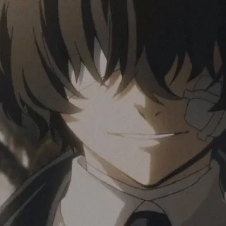 ⛓ 0337d4f9 Osamu Dazai Bungou Stray Dogs 애니메이션, 다자이, 문호 스트레이 독스, 캐릭터, 만화 whatsapp sticker