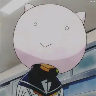 😐 34a537ba cute Anime, Cartoon, Süß, Figur, Katze whatsapp sticker