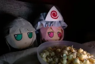 🎬 0bb75a22 ぬいぐるみ, ポップコーン, 鑑賞, エンタメ, おやつ telegram sticker