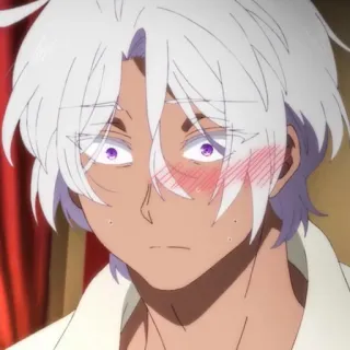 ☺️ 8d7e783a Anime, Arrossire, Personaggio, Illustrazione telegram sticker