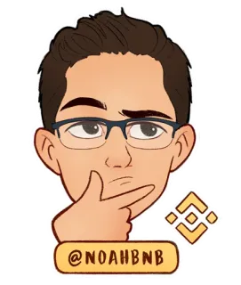 🤔 83b19437 @NOAHBNB 人物, 思考, 漫画, ポートレート, デジタルアート telegram sticker