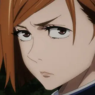 🔨 0935147d Nobara Kugisaki Jujutsu Kaisen アニメ, キャラクター, 女の子, 表情, 釘崎野薔薇, 呪術廻戦 telegram sticker