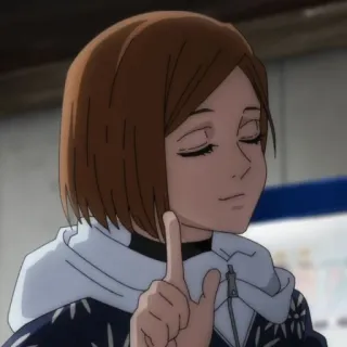 🔨 5cb3b61c Nobara Kugisaki Jujutsu Kaisen アニメ, 漫画, 釘崎野薔薇, 呪術廻戦, キャラクター telegram sticker