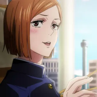 🔨 901ecaaf Nobara Kugisaki Jujutsu Kaisen アニメ, 漫画, 女の子, 釘崎野薔薇, 呪術廻戦 telegram sticker