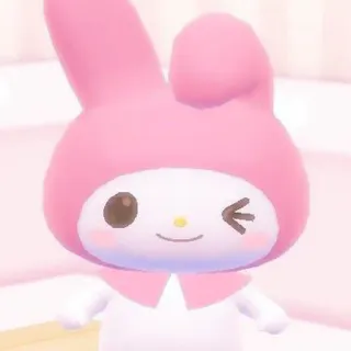 😉 b4989912 My Melody My Melody, Sanrio, imut, kawaii, merah muda, karakter telegram sticker