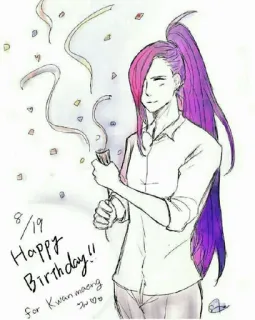 🎂 018460a9 8/19
Happy Birthday!!
For Kwanmaeng Geburtstag, Konfetti, Gruß, Feier telegram sticker