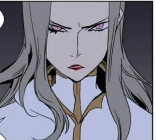 😒 7736b6cd Anime, Frau, Charakter, lange Haare, ernst telegram sticker