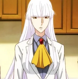 🌟 c51f4c06 Anime, Phụ nữ, Tóc trắng, Nhân vật, Chân dung telegram sticker